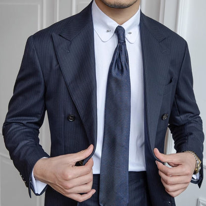 Short Collar Shirt with Cufflinks - BRABION