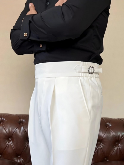 Sidetab Elastic Trousers - BRABION