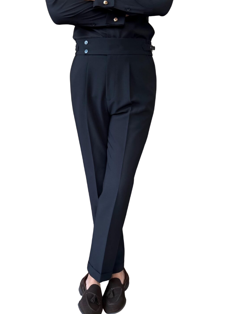 Sidetab Elastic Trousers - BRABION