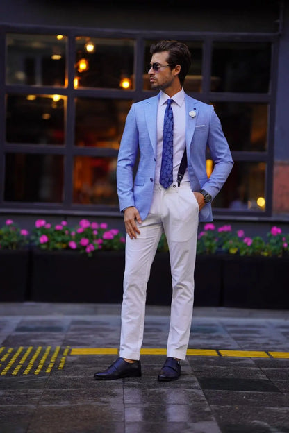 Vespo Maine Blue Blazer: A Sophisticated Choice for Every Occasion - BRABION