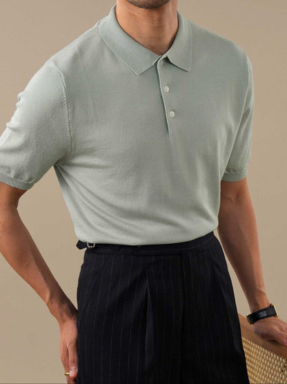 Men’s Cooling Lyocell Textured Polo Shirt BRABION