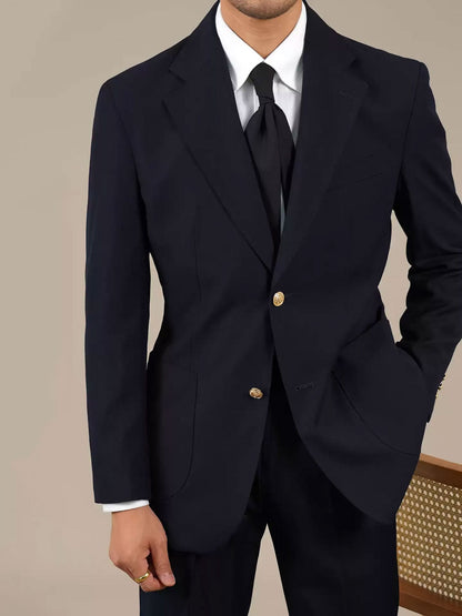 Men’s Italian-Style Notch Lapel Blazer BRABION