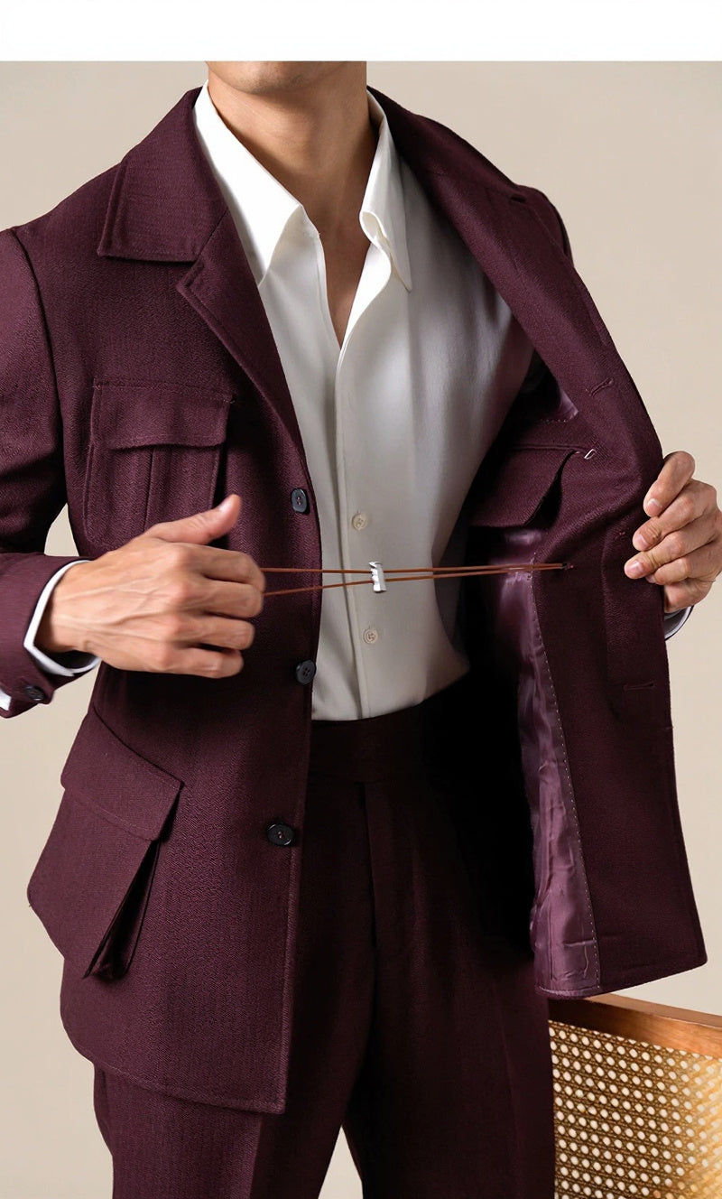 Men's Italian-Style Hunting Retro Jacket - BRABION