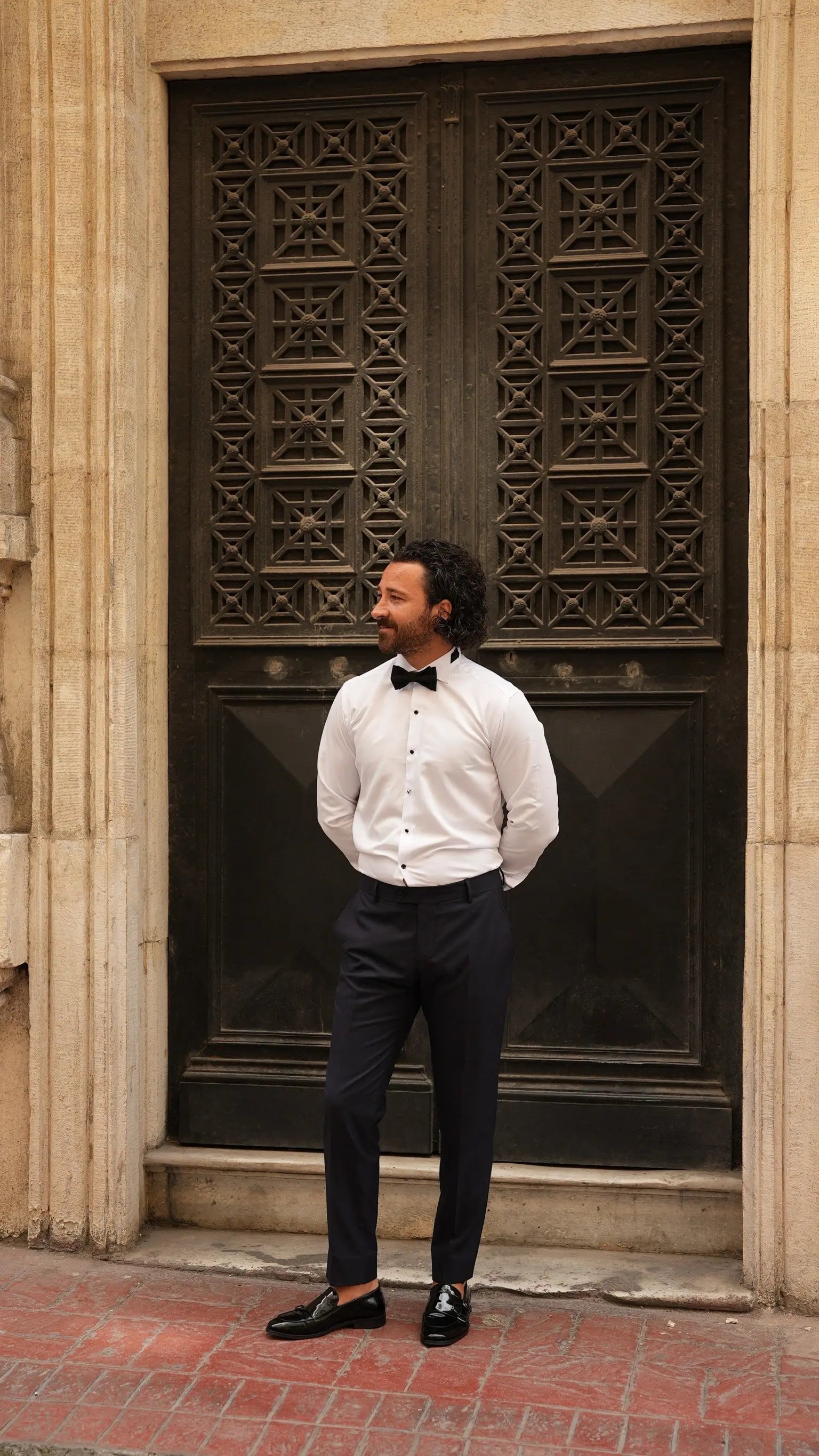Brabion Milano White Tuxedo Shirt - Sophistication Redefined - BRABION