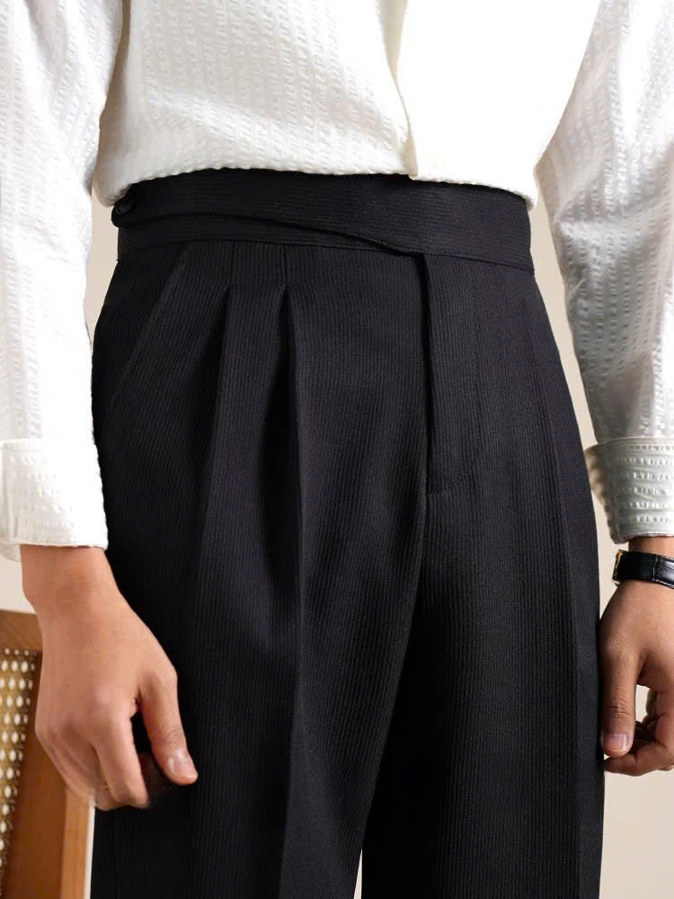Textured Bologna Gurkha Trousers - BRABION