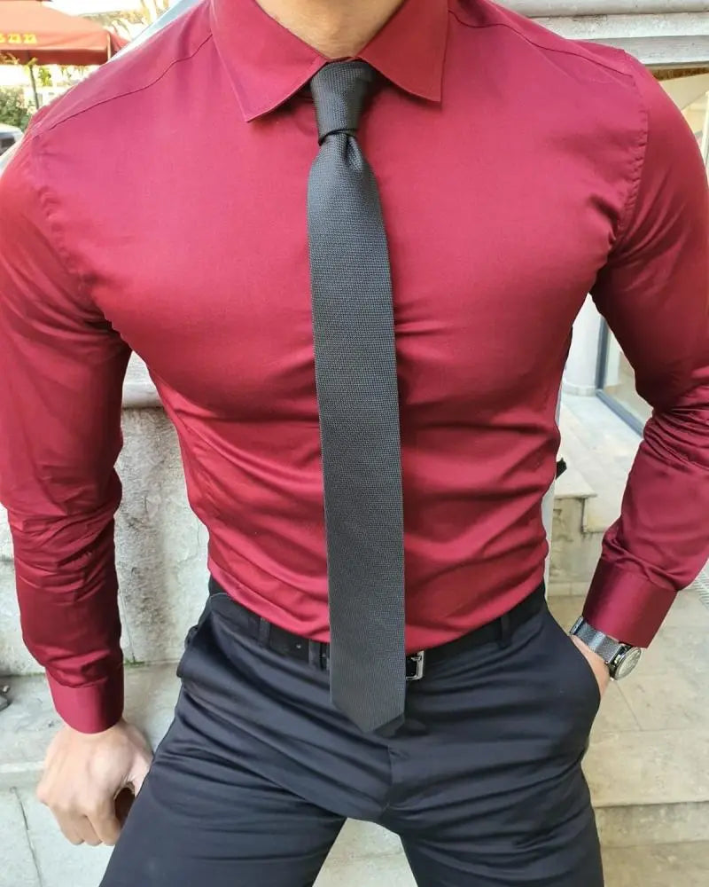 Arden Slim Fit Cotton Shirt – Elevate Your Wardrobe - BRABION