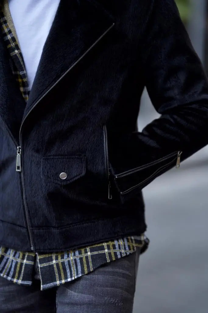Empire Black Suede Bomber Jacket: The Ultimate Blend of Style and Comfort - BRABION