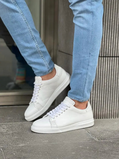 Lawson White Grace Mid-Top Sneakers: Elevate Your Style - BRABION