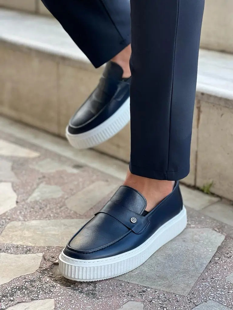 Tampa Navy Blue Rock Shoes: Elevate Your Style - BRABION