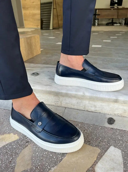 Tampa Navy Blue Rock Shoes: Elevate Your Style - BRABION