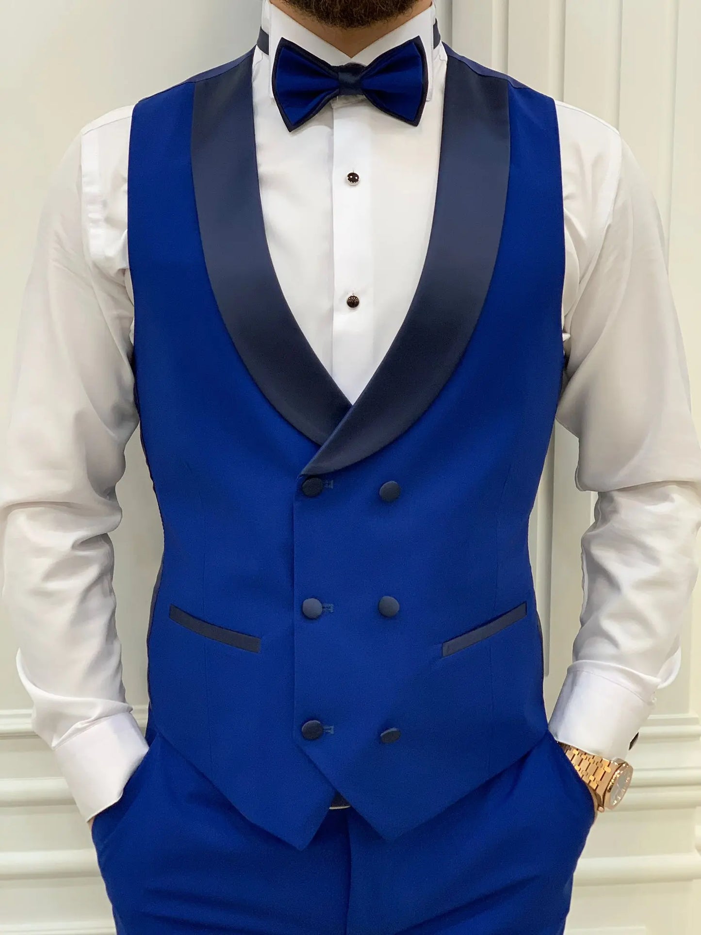 Perris Sax Slim Fit Tuxedo - BRABION