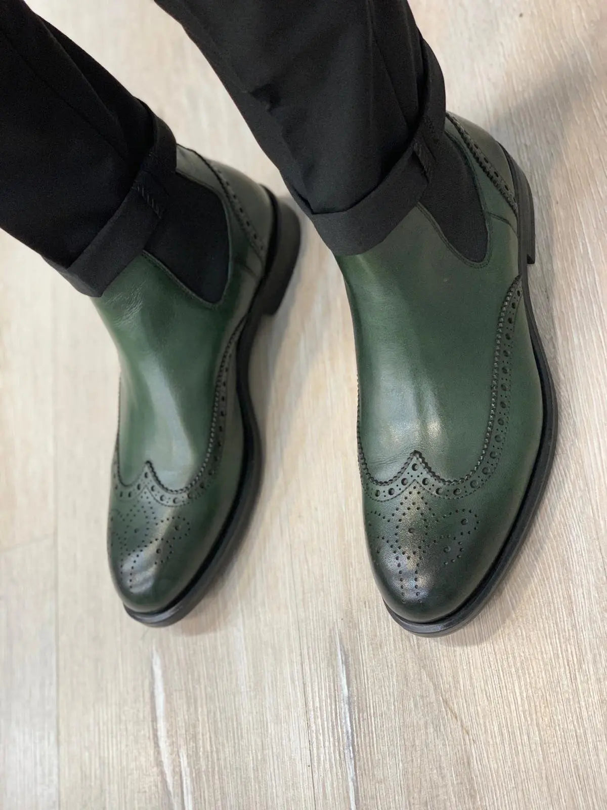 Napoli Leather Boots - Elegant Versatility for Every Occasion - BRABION