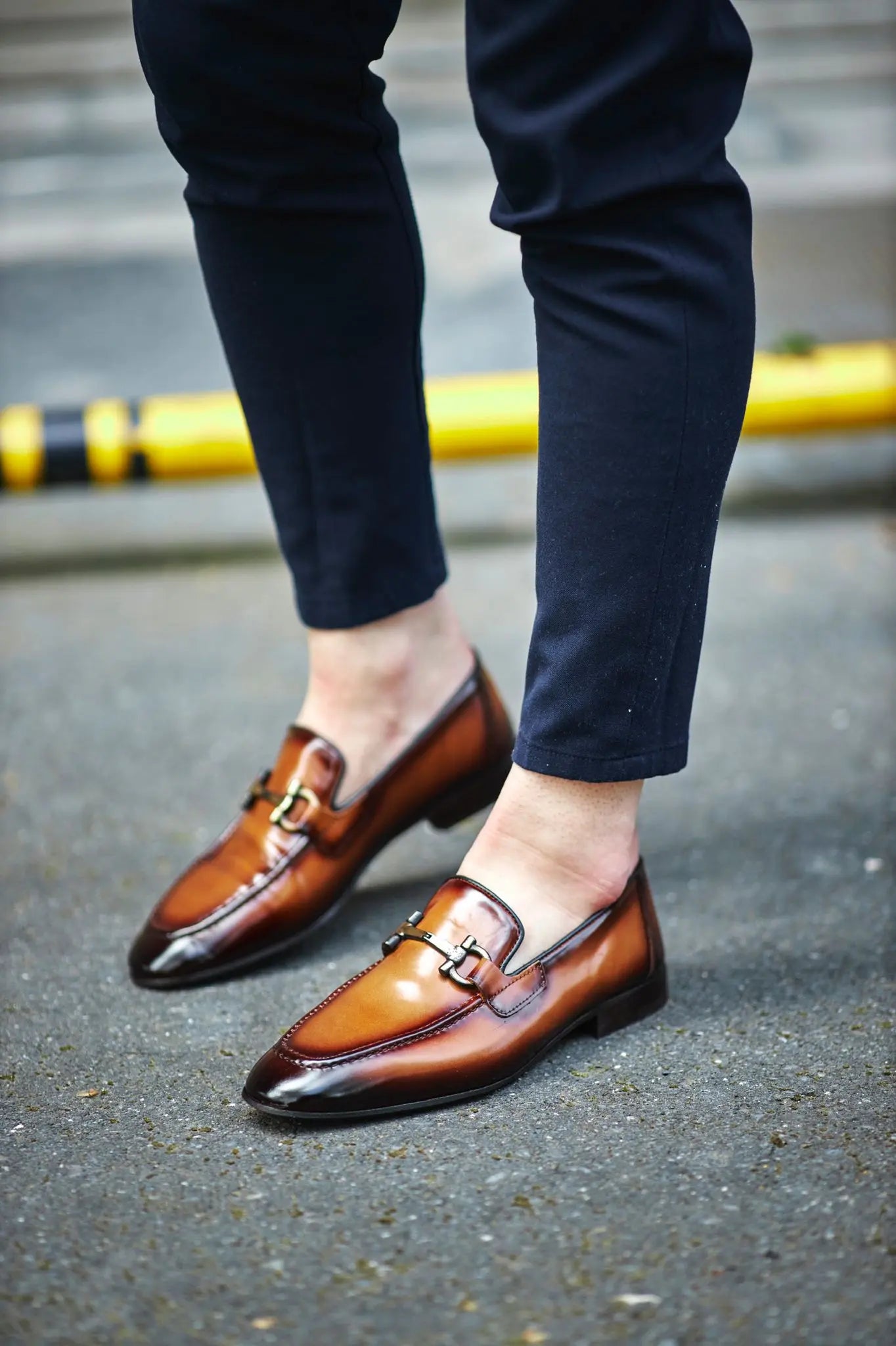 Louis Brown Special Edition Neolite Buckle Loafer - Elevate Your Style - BRABION