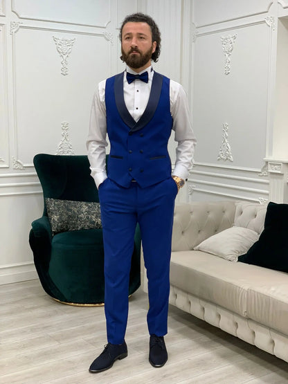 Perris Sax Slim Fit Tuxedo - BRABION
