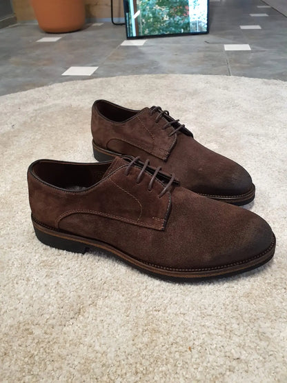 Stefano Brown Suede Derbys: Sophisticated Footwear for Every Occasion - BRABION
