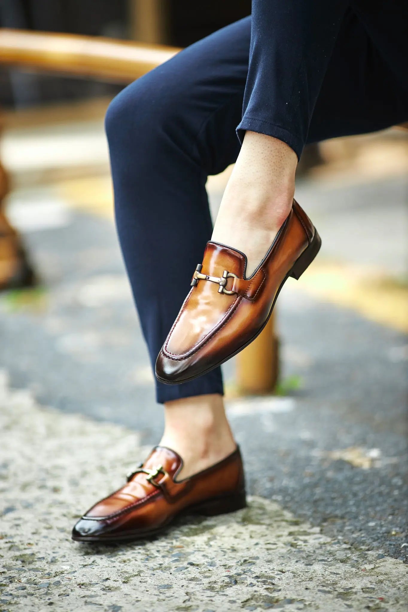 Louis Brown Special Edition Neolite Buckle Loafer - Elevate Your Style - BRABION