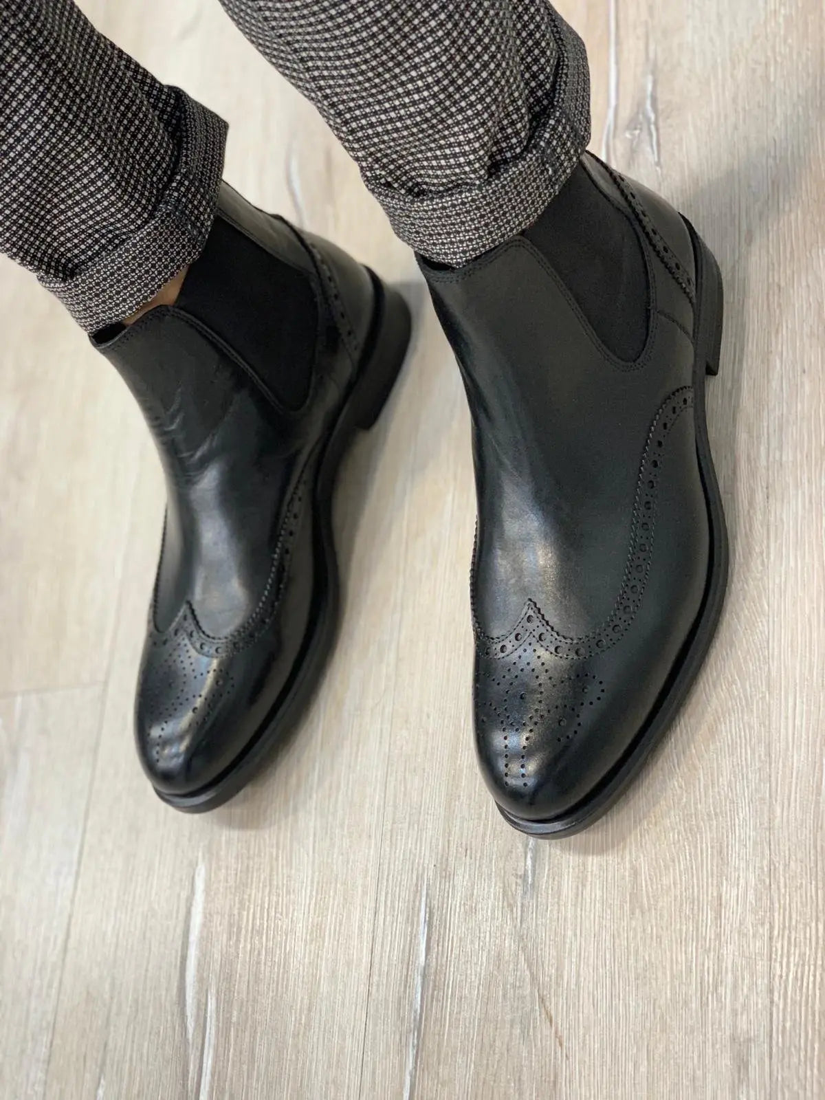 Napoli Leather Boots - Elegant Versatility for Every Occasion - BRABION
