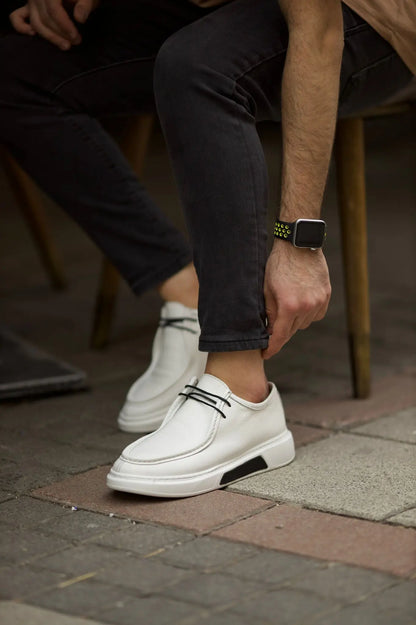 Vince Eva Pool Sole White Shoes – Elegant Leather Footwear - BRABION