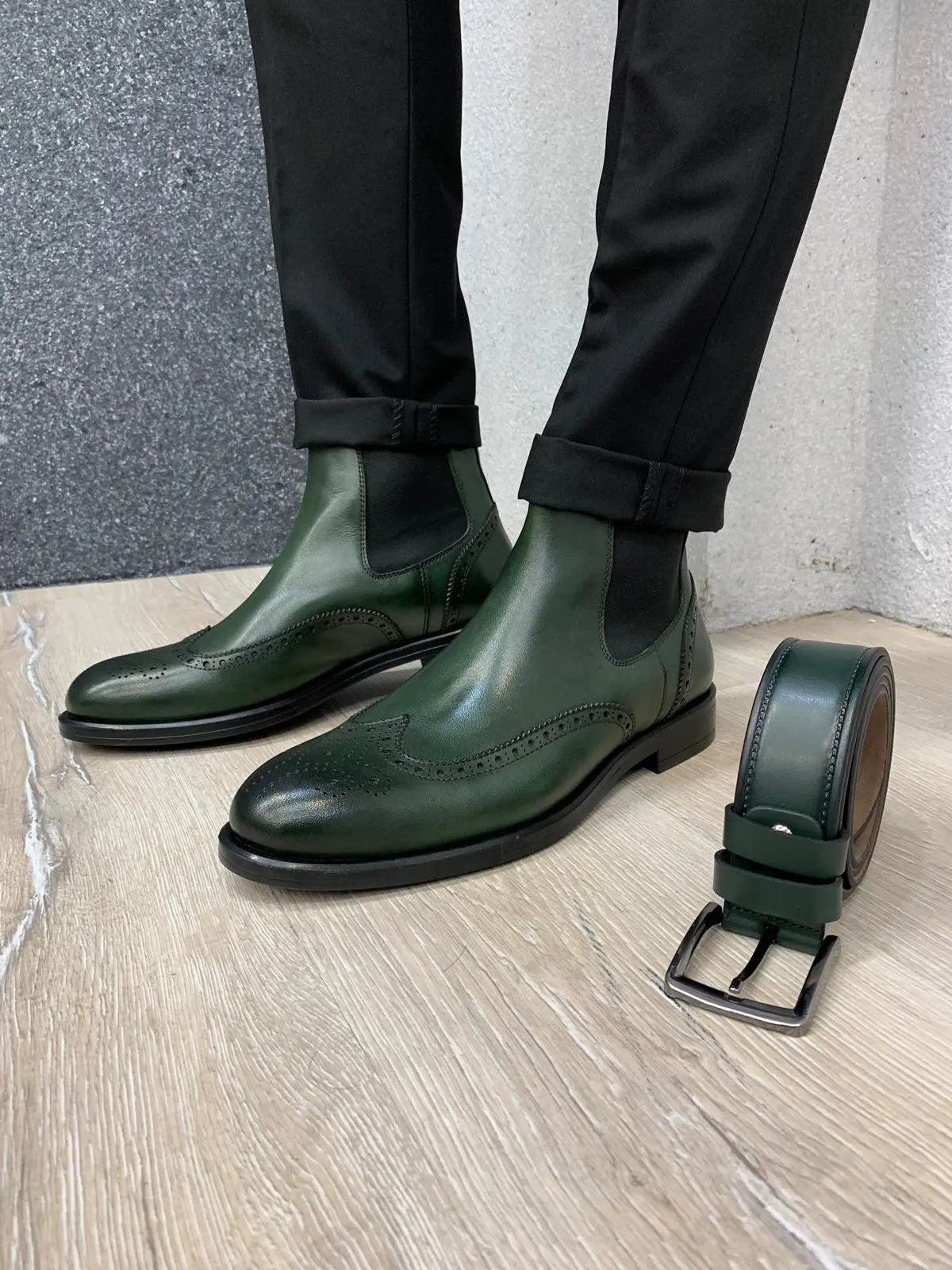 Napoli Leather Boots - Elegant Versatility for Every Occasion - BRABION