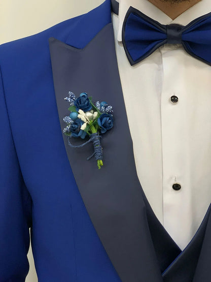 Perris Sax Slim Fit Tuxedo - BRABION