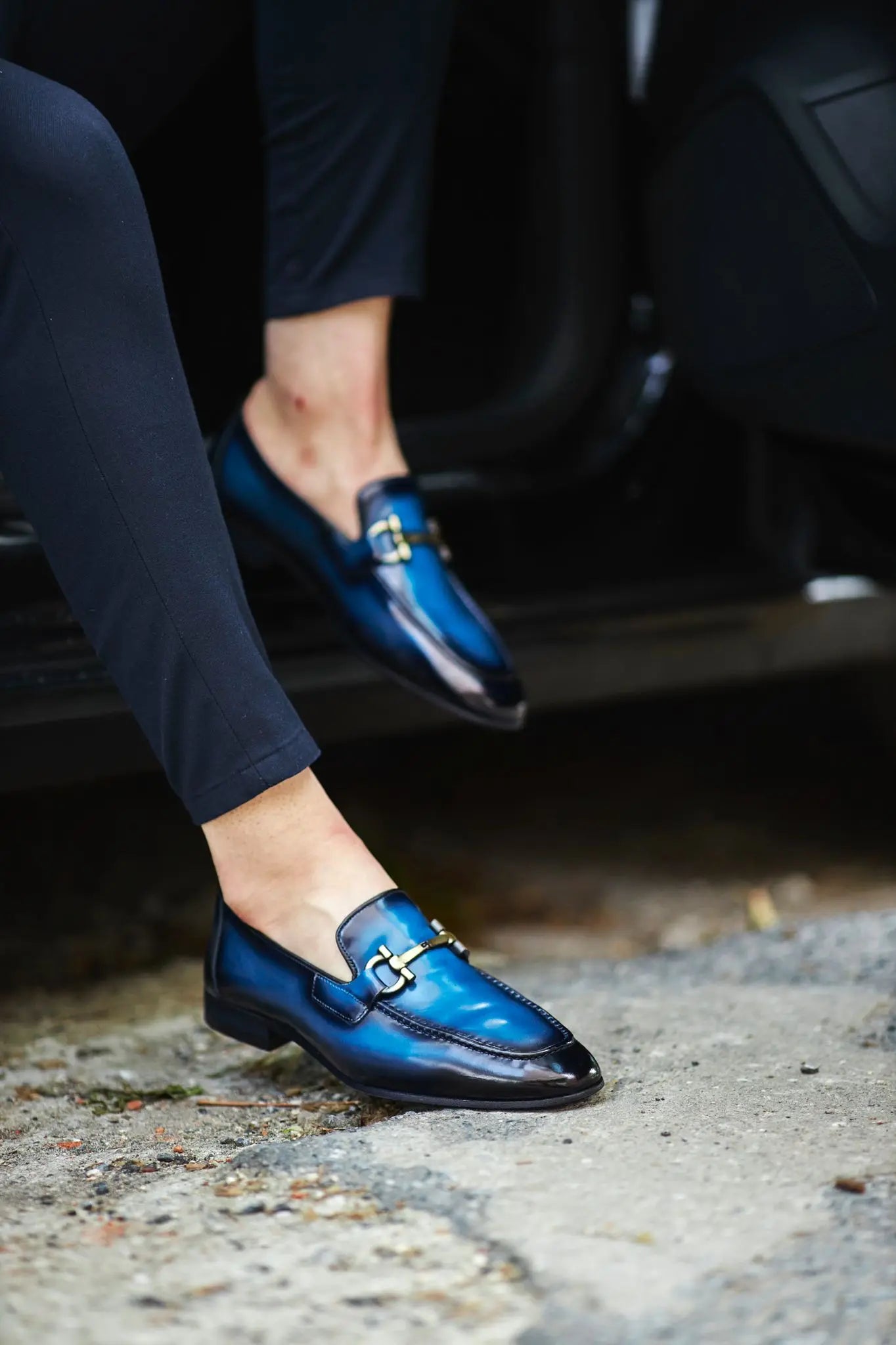 Louis Blue Special Edition Neolite Buckle Loafer - BRABION