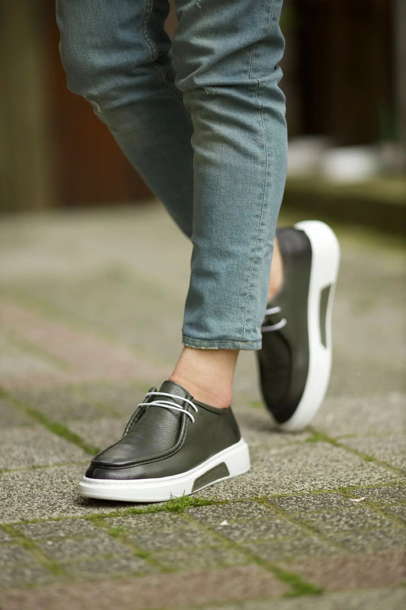 Vince Eva Pool Sole Green Shoes - Elegant Leather Footwear for All Occasions - BRABION