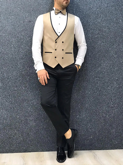 Royal Gold Slim Fit Tuxedo - BRABION
