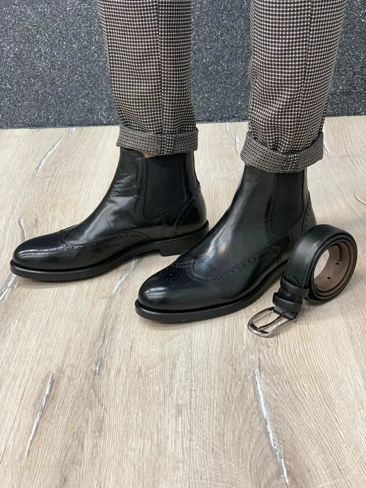 Napoli Leather Boots - Elegant Versatility for Every Occasion - BRABION