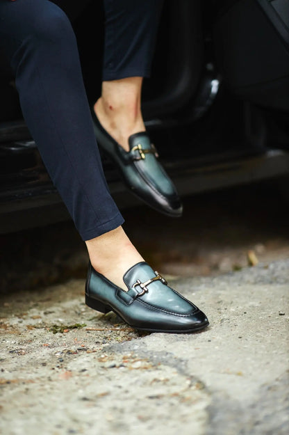 Louis Black Special Edition Neolite Buckle Loafer – Ultimate Elegance for Every Occasion - BRABION