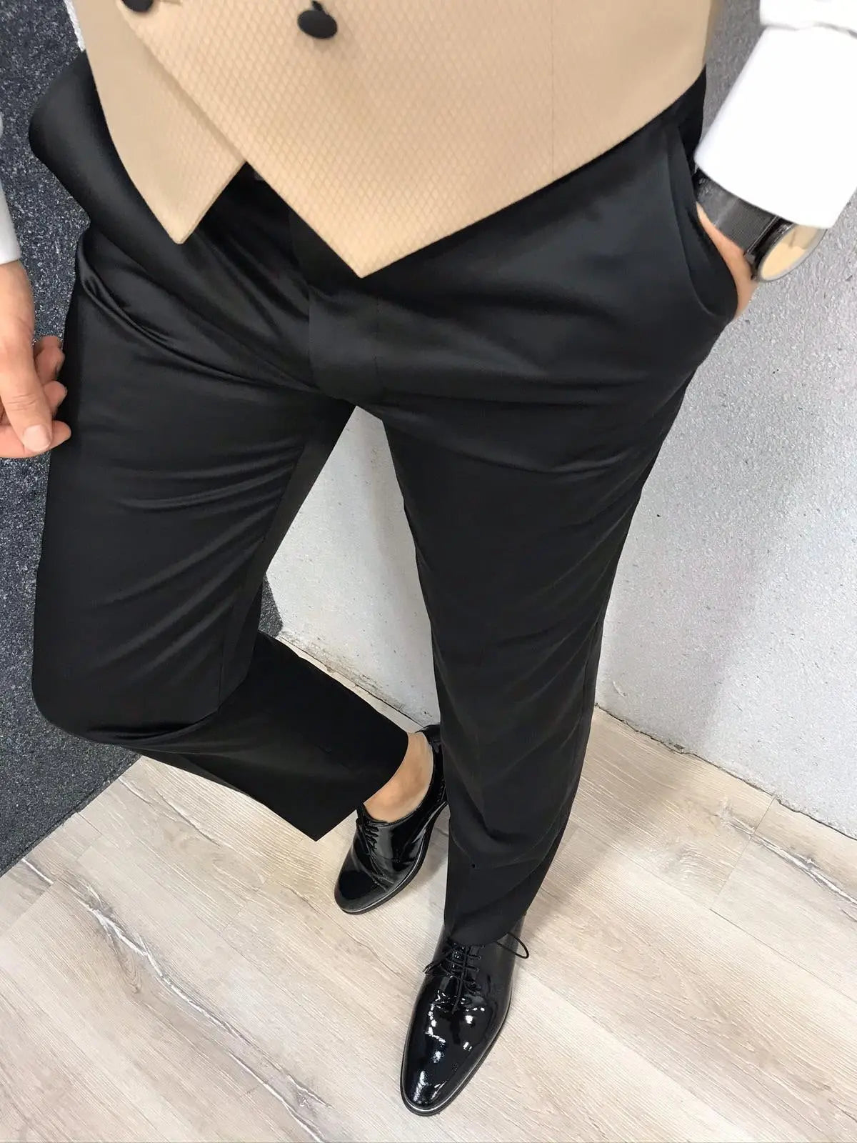 Royal Gold Slim Fit Tuxedo - BRABION
