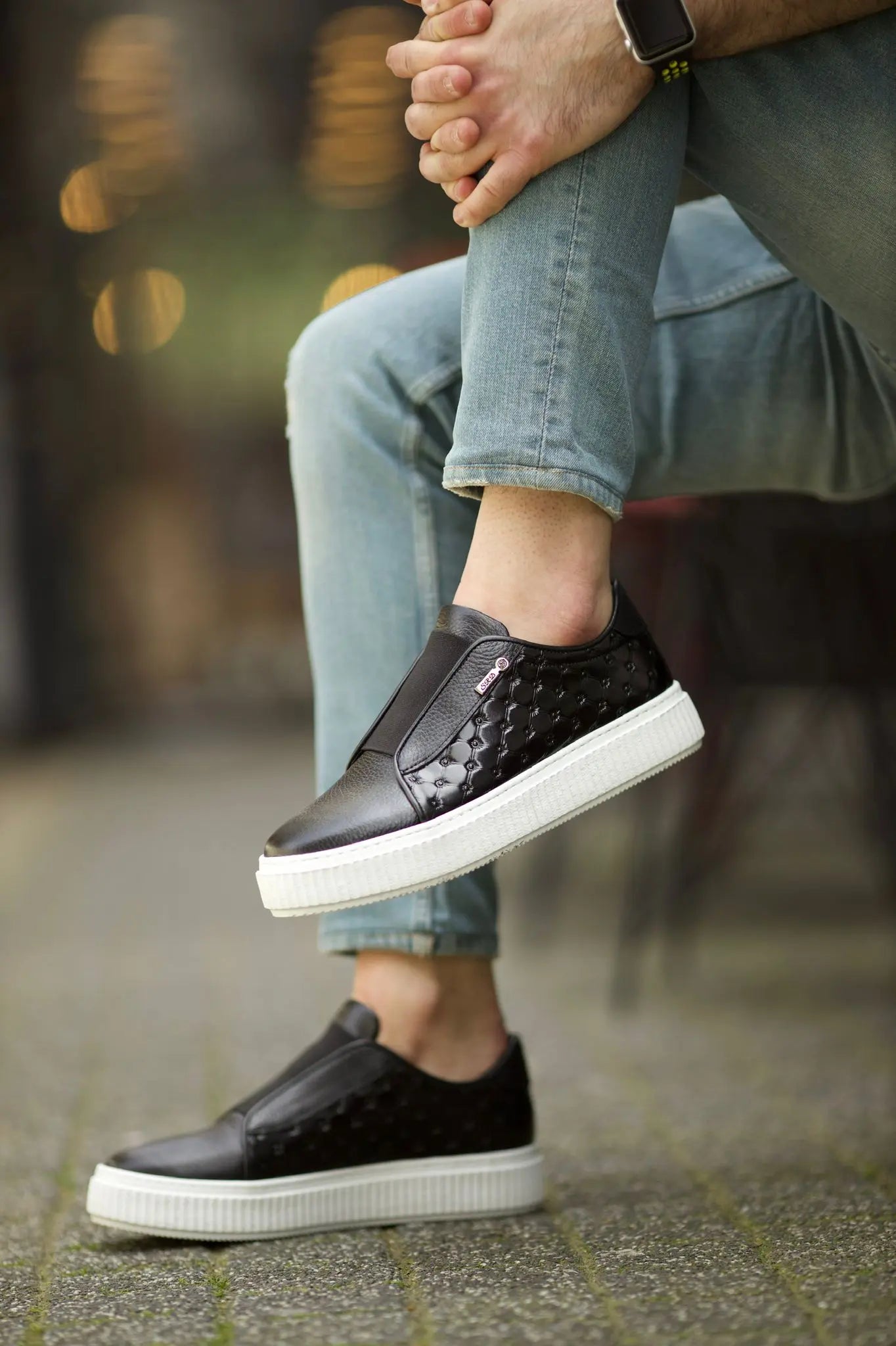 Naposi Eva Sole Lace Black Shoes - Premium Leather Footwear for Every Occasion - BRABION