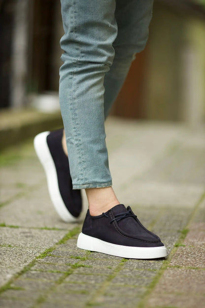 Vince Eva Lace Sole Navy Blue Shoes - Sophisticated Style Meets Comfort - BRABION