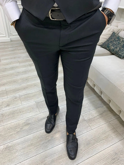 Stefano Black Slim Fit Suit brabion