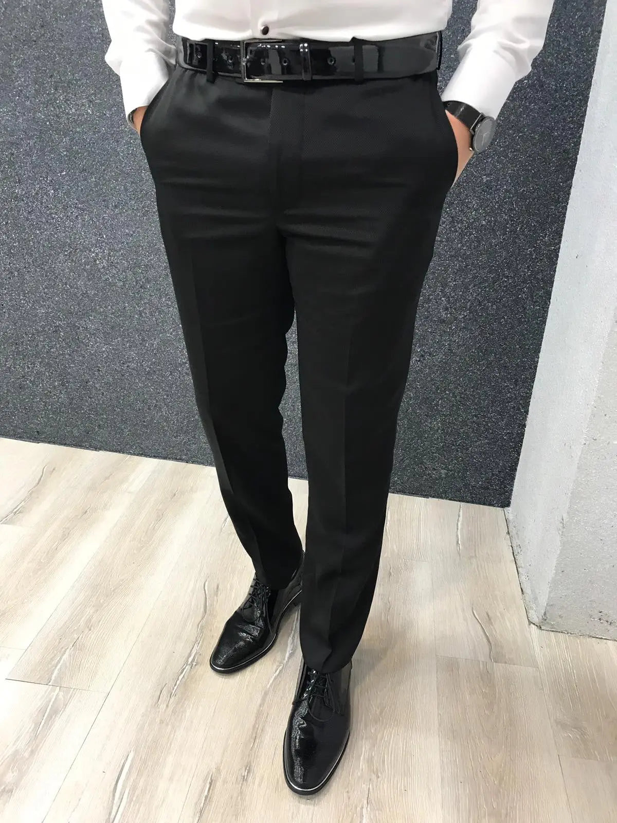 Infinite Royal Black Velvet Tuxedo – Luxurious Slim Fit for Formal Occasions - BRABION